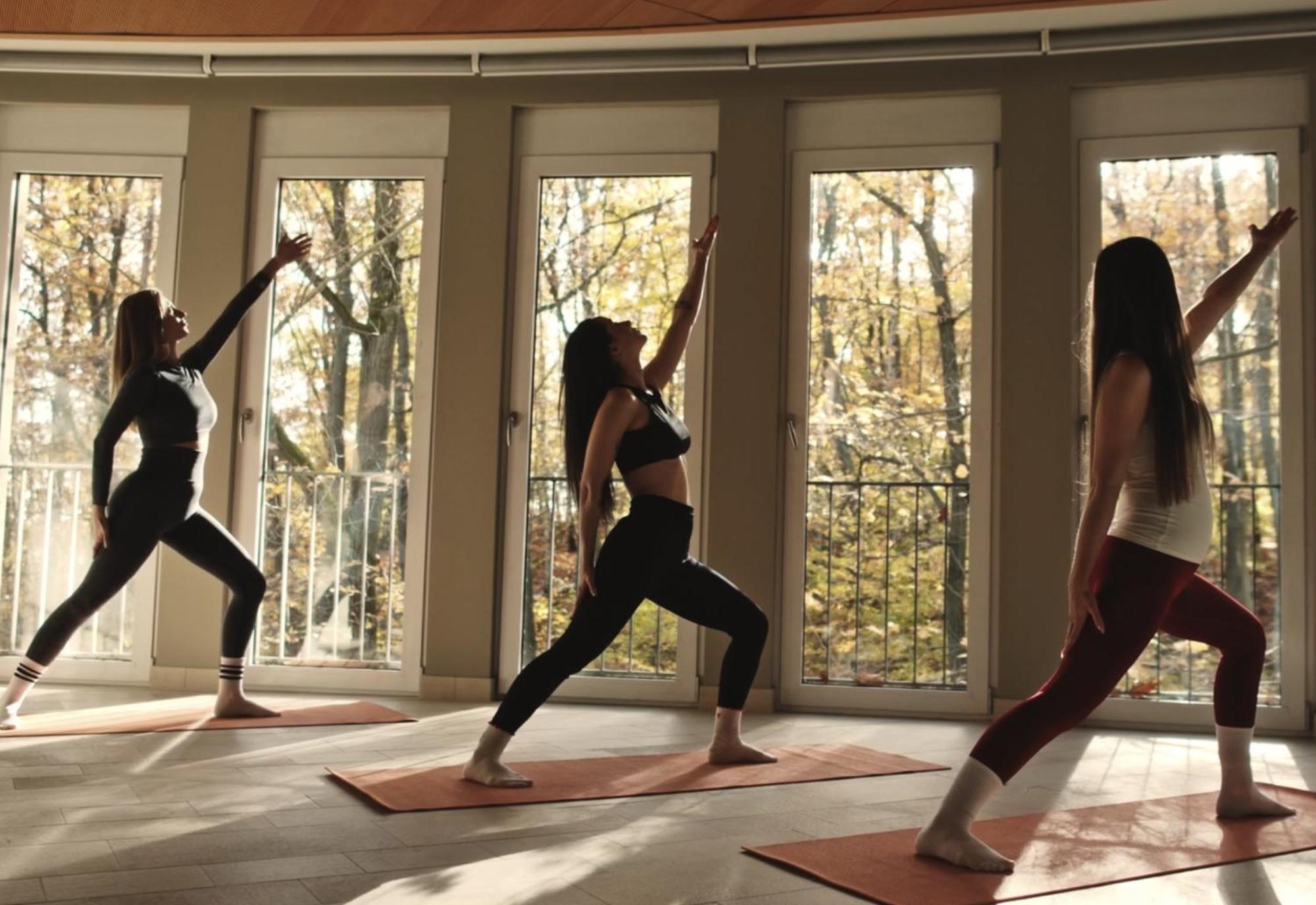 Precise Resort Bad Saarow Exterior foto A yoga class
